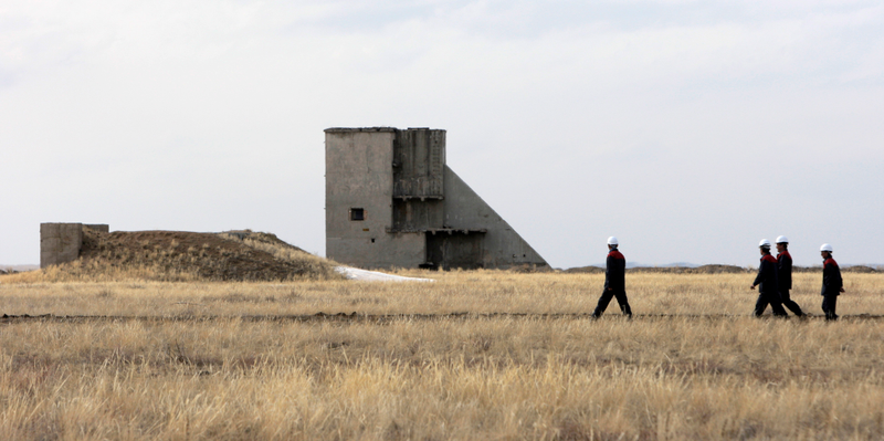 Mediciones en la zona de Semipalatinsk. AP